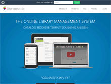 Tablet Screenshot of libramatic.com